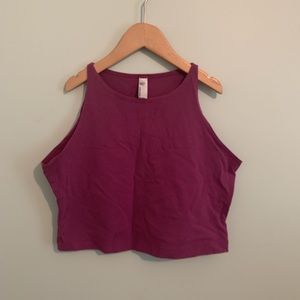 American Apparel eggplant sleeveless top